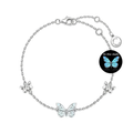 Luminous Aura Blue Butterfly Bracelet