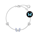 Luminous Aura Purple Butterfly Bracelet